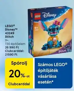 Tesco LEGO Disney 43249 Stitch ajánlat