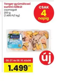 Interspar Tenger gyümölcsei surimi nélkül ajánlat