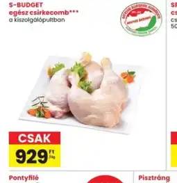 Interspar S-Budget egész csirkecomb ajánlat