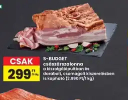 Interspar S-Budget császárszalonna ajánlat