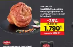 Interspar S-Budget füstölt háts csülök ajánlat