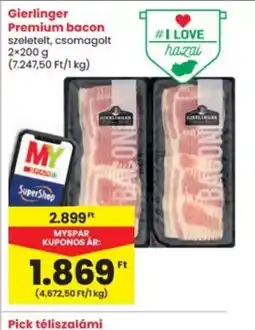 Interspar Gierlinger Premium bacon ajánlat