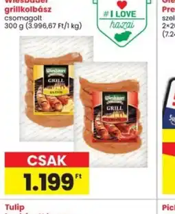 Interspar Wiesbauer grillkolbász ajánlat