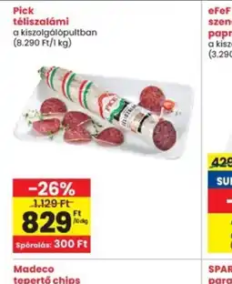 Interspar Pick téliszalámi ajánlat
