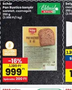 Interspar Sch szendvicsr Pan Rustico kenyér ajánlat