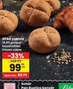 Interspar SPAR zsemle ajánlat
