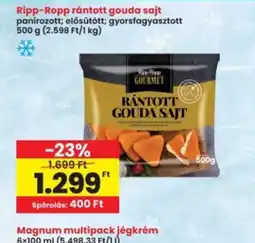 Interspar Ripp-Ropp rántott gouda sajt ajánlat