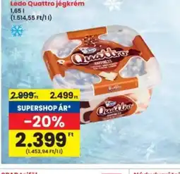 Interspar Ledo Quattro jégkrém ajánlat