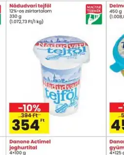 Interspar Nádudvari tejföl ajánlat