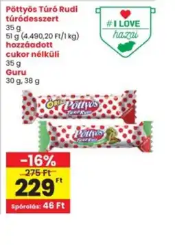 Interspar Pöttyös Túr Rudi ajánlat