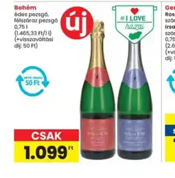 Interspar Bohém édes pezsgő ajánlat