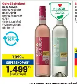 Interspar Gere SCHUBERT Schubert Rosé Cuvée ajánlat