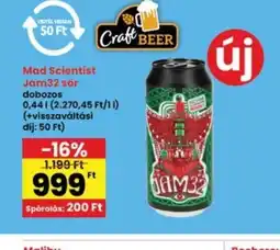 Interspar Mad Scientist Jam32 sör ajánlat
