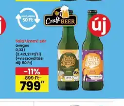 Interspar Szia Uram! sör ajánlat