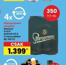 Interspar Staropramen sörpack ajánlat