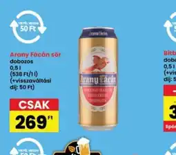 Interspar Arany Fácán sör ajánlat