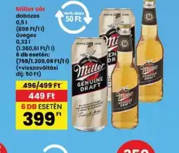 Interspar Miller Sör ajánlat