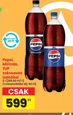 Interspar Pepsi, Mirinda, 7UP szénsavas üdítőital ajánlat