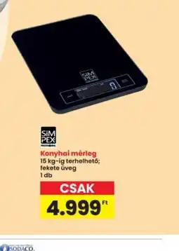 Interspar Simpex Konyhai mérleg ajánlat