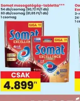 Interspar Somat mosogatgép-tabletta ajánlat