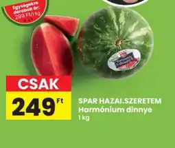 Interspar Spar Hazai Szeretem Harmnium dinnye ajánlat