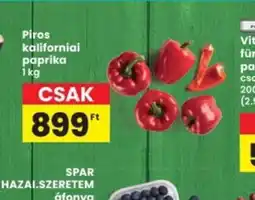 Interspar Piros kaliforniai paprika ajánlat