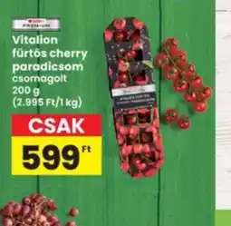 Interspar Vitalion fürtös cherry paradicsom ajánlat