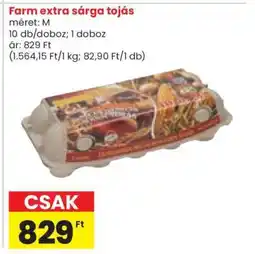 Spar Farm extra sárga tojás ajánlat