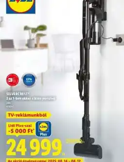 Lidl SILVERCREST 2 az 1-ben akkus ciklon porszívó ajánlat
