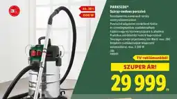 Lidl PARKSIDE Száraz-nedves porszívó ajánlat