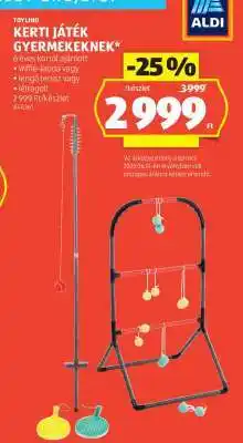 ALDI TOYLINO Kerti játék gyermekeknek ajánlat