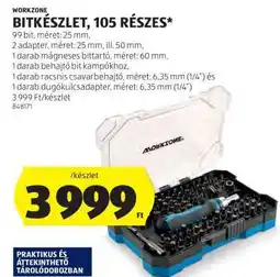ALDI WORKZONE Bitkészlet, 105 részes ajánlat