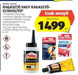 ALDI Pattex / Loctite Ragasztó vagy ragasztó-eltávolító ajánlat