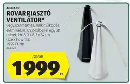ALDI AMBIAO Rovarriasztó Ventilátor ajánlat