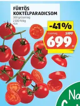 ALDI Fürtös koktélparadicsom ajánlat