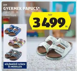 ALDI Gyermek papucs ajánlat