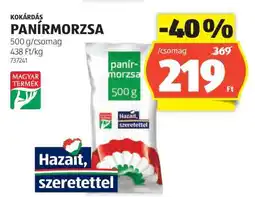 ALDI Kokárdás Panírmorzsa ajánlat
