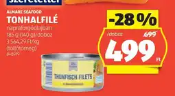ALDI Almare Seafood Tonhalfilé ajánlat