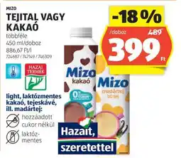 ALDI MIZO TEJITAL VAGY KAKAÓ ajánlat