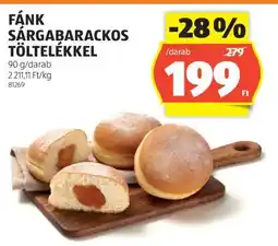 ALDI Fánk Sárgabarackos Töltelékkel ajánlat