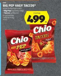 ALDI Chio Big Pep vagy Taccos ajánlat