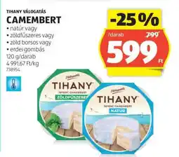 ALDI Tihany Camembert ajánlat