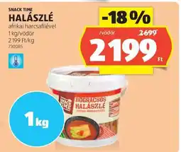 ALDI SNACK TIME HALÁSZLÉ ajánlat