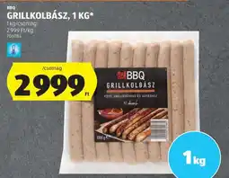 ALDI BBQ GRILLKOLBÁSZ, 1 KG ajánlat