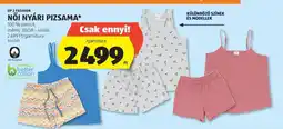 ALDI Női nyári pizsama ajánlat