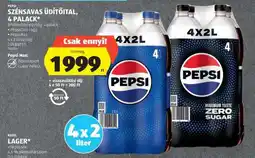 ALDI Pepsi Szénsavas Üdítőital, 4 Palack ajánlat