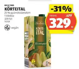 ALDI Rio D’Oro Körteital ajánlat