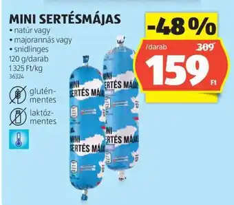 ALDI MINI SERTÉSMÁJAS ajánlat