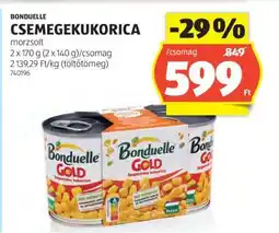 ALDI Bonduelle Csemegekukorica ajánlat