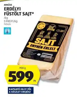 ALDI ERDÉLYI FÜSTÖLT SAJT ajánlat